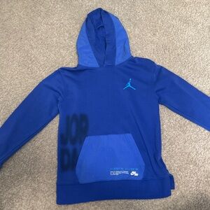 Jordan Kids Blue Hoodie with Logo